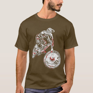 mountainbike, downhill, MTB, fietser, fiets T-shirt