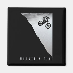 Mountainbike Downhill Vintage Mtb Downhill Fiets Magneet
