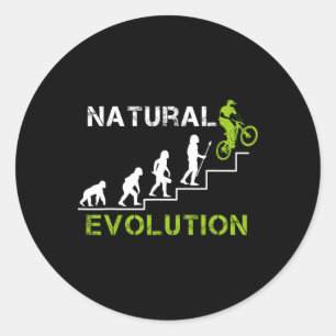 Mountainbike Evolutie Mtb Downhill Freeride Biki Ronde Sticker