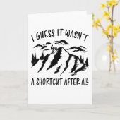 Mountainbike Fiets Fun Biker Cadeau Kaart (Gele Bloem)