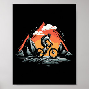 Mountainbike Fiets Mtb Fietssport Wielrennen Fiets Poster