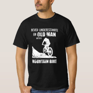 Mountainbike fiets onderschatten cadeau t-shirt