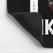 Mountainbike fietsen Ik fiets graag  Muismat (Hoek)