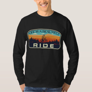 Mountainbike Fietsen Retro MTB Trail Enthu T-shirt
