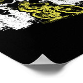 mountainbike grappig MTB fietsen Poster (Hoek)