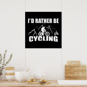 Mountainbike Humor - Grappige Fiets Poster (Keuken)