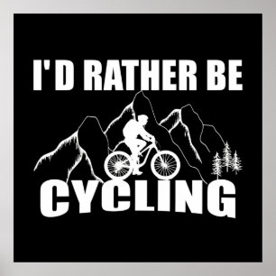 Mountainbike Humor - Grappige Fiets Poster