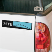 Mountainbike jump bumper sticker (Op Truck)