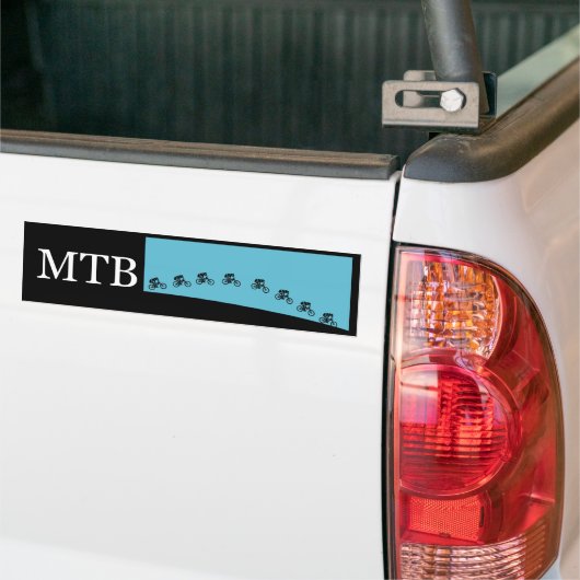 Mountainbike jump bumper sticker (Op Truck)