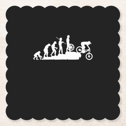 mountainbike kartonnen onderzetters (Voorkant)