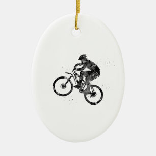 Mountainbike Keramisch Ornament