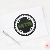 Mountainbike ketting ronde sticker (Envelop)