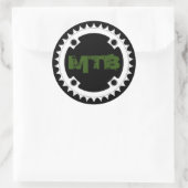 Mountainbike ketting ronde sticker (Tas)