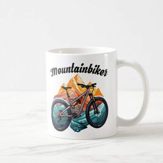 Mountainbike Koffiemok (Rechts)