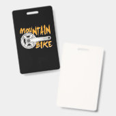 Mountainbike Kunst Badge (Voor- en achterkant)