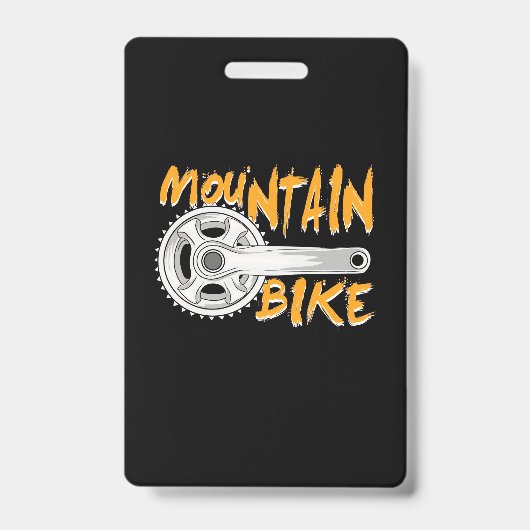 Mountainbike Kunst Badge (Voorzijde)