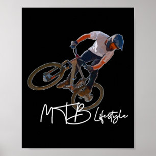 Mountainbike Lifestyle Mtb Cool Bike Poster
