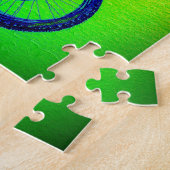 mountainbike Llandegla mtb bmx Jigzaag Puzzle Legpuzzel (Zijkant)