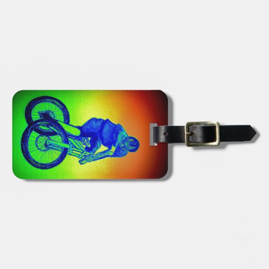 mountainbike Llandegla mtbmx Bagagelabel (Voorkant horizontaal)