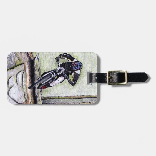 mountainbike Llandegla mtbmx Bagagelabel (Voorkant horizontaal)