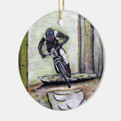 mountainbike Llandegla mtbmx Keramisch Ornament (Links)