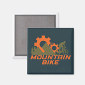 Mountainbike mountainbike magneet (Voorkant / Achterkant)