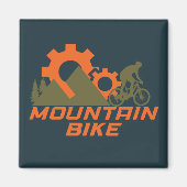 Mountainbike mountainbike magneet (Voorkant)
