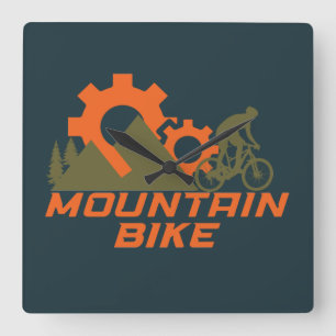 Mountainbike mountainbike vierkante klok