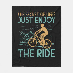Mountainbike Mountainbiker Fleece Deken