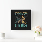 Mountainbike Mountainbiker Vierkante Klok (Huis)