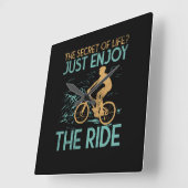 Mountainbike Mountainbiker Vierkante Klok (Hoek)