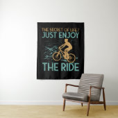 Mountainbike Mountainbiker Wandkleed (In situ)
