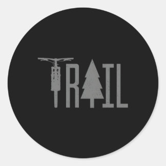 mountainbike Mtb Downhill Biking Biker Ronde Sticker