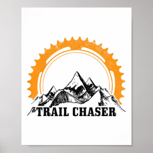 Mountainbike Mtb downhill fietsen wielrennen fiets Poster
