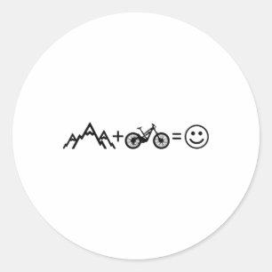 Mountainbike Mtb Downhill Freeride Mountainbiker Ronde Sticker