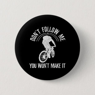 Mountainbike - Mtb Downhill Grappige Mountainbiker Ronde Button 5,7 Cm