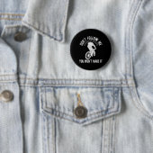 Mountainbike - Mtb Downhill Grappige Mountainbiker Ronde Button 5,7 Cm (In situ)