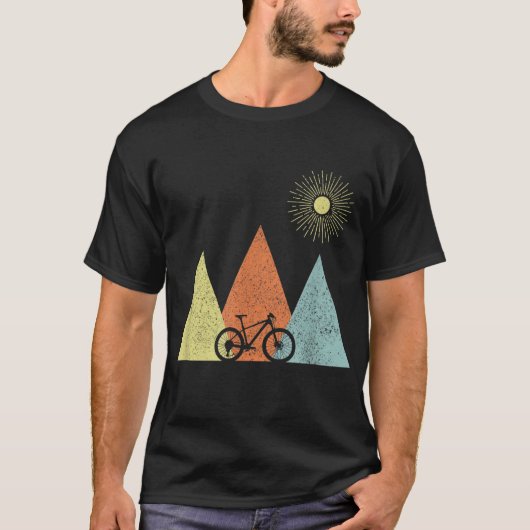  Mountainbike MTB Fietsfietser T-shirt (Voorkant)