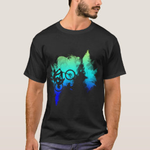 Mountainbike MTB Grafisch ontwerp T-shirt