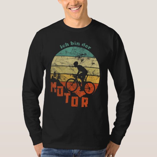 Mountainbike MTB Ik ben de motorrijder E Biker F T-shirt (Voorkant)