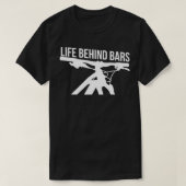 mountainbike MTB LIFE ACHTER BARS T-shirt (Design voorkant)