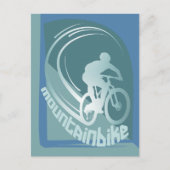 Mountainbike MTB Mountainbike Briefkaart (Voorkant)