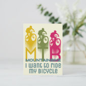 Mountainbike MTB Mountainbike Briefkaart (Staand voorkant)