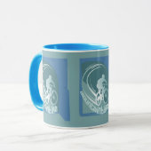 Mountainbike MTB Mountainbike cadeau Mok (Voorkant links)