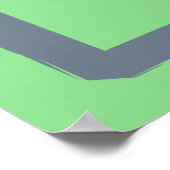 Mountainbike MTB Mountainbike groen decor poster (Hoek)