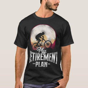 Mountainbike MTB Mountainbiken Pap Als een T-shirt