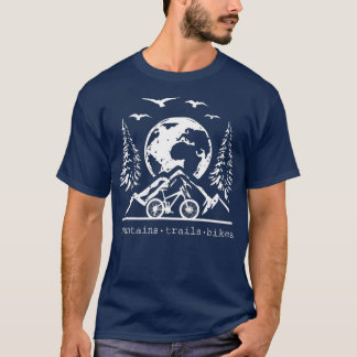 mountainbike, MTB, mountainTrails Bikes T-shirt
