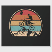 mountainbike  MTB neerwaartse fietsen fietsen in d Cadeaupapier (Vlak)