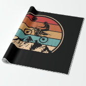 mountainbike MTB neerwaartse fietsen fietsen in d Cadeaupapier (Uitgerold)