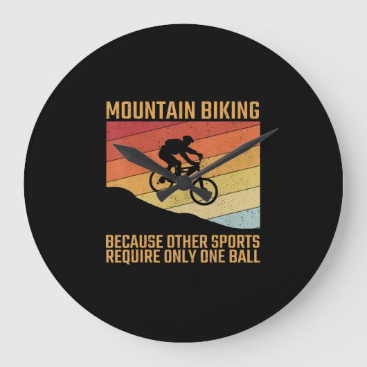 mountainbike mtb offroad grote klok (Voorkant)